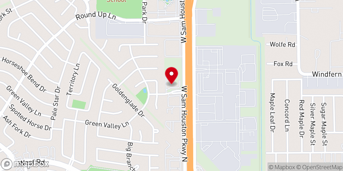 Map showing location of Graceway Church