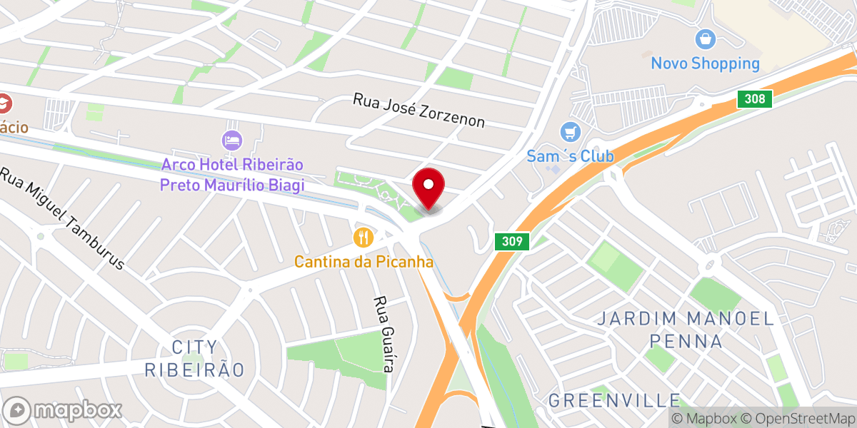 Map showing location of Matriz de Santa Teresinha Doutora