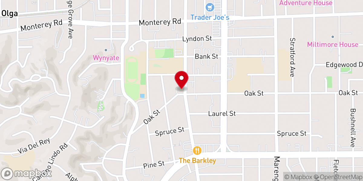 Map showing location of Holtsnider Pastoral Center