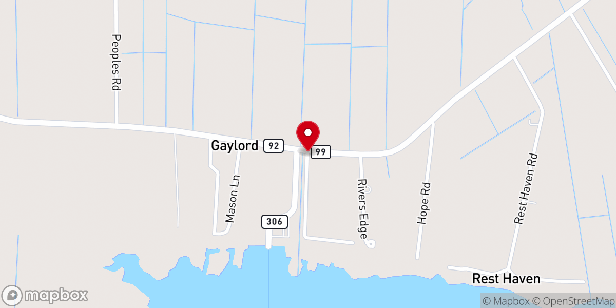 Map showing location of St Charles Church of Christ