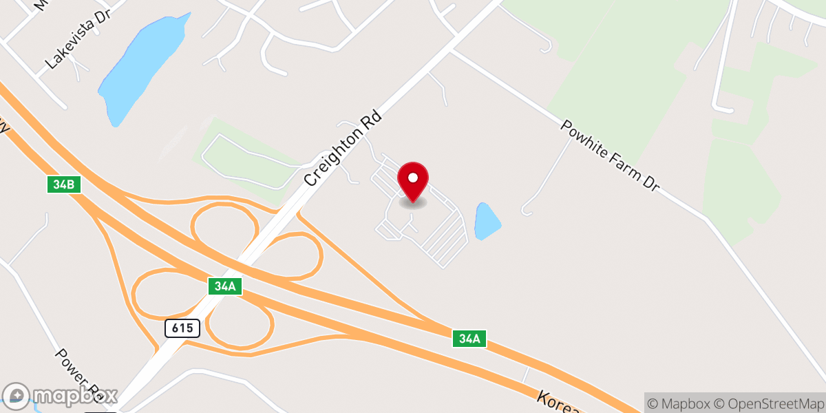 Map showing location of Fairmount Christian Church