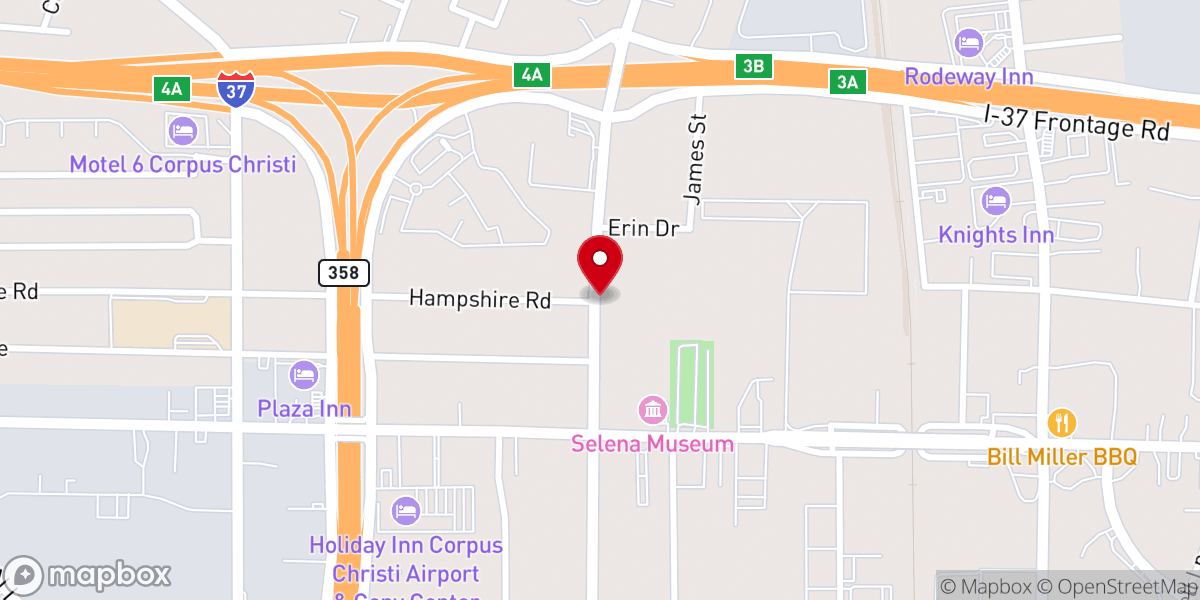 Map showing location of Prince of Peace Baptist Mission Church