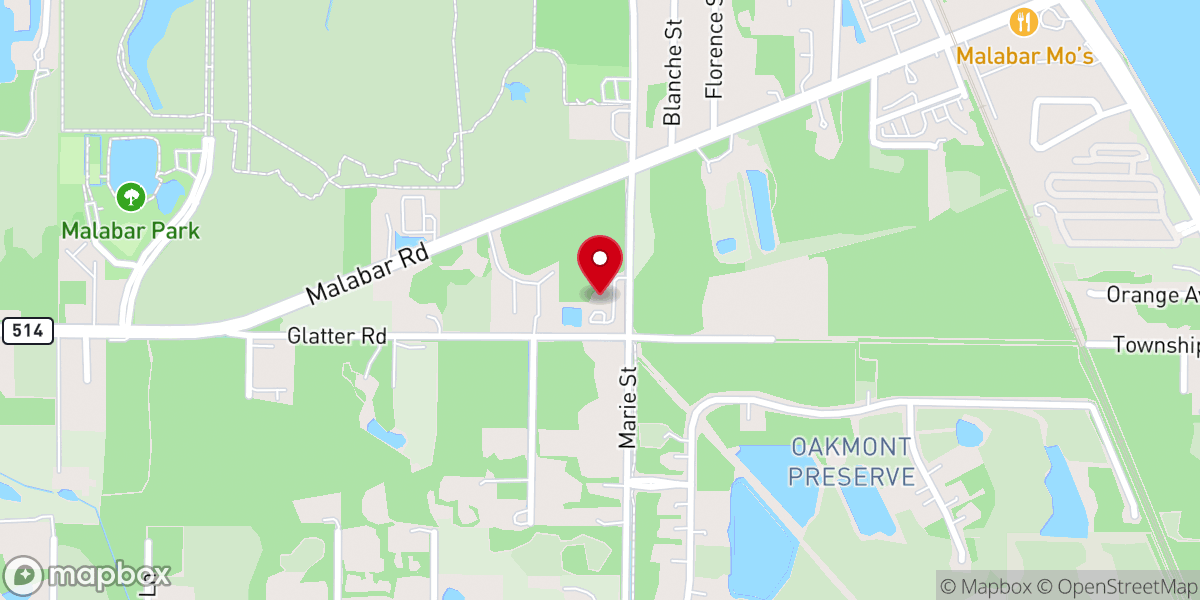 Map showing location of God's Healing Holiness Christian Church