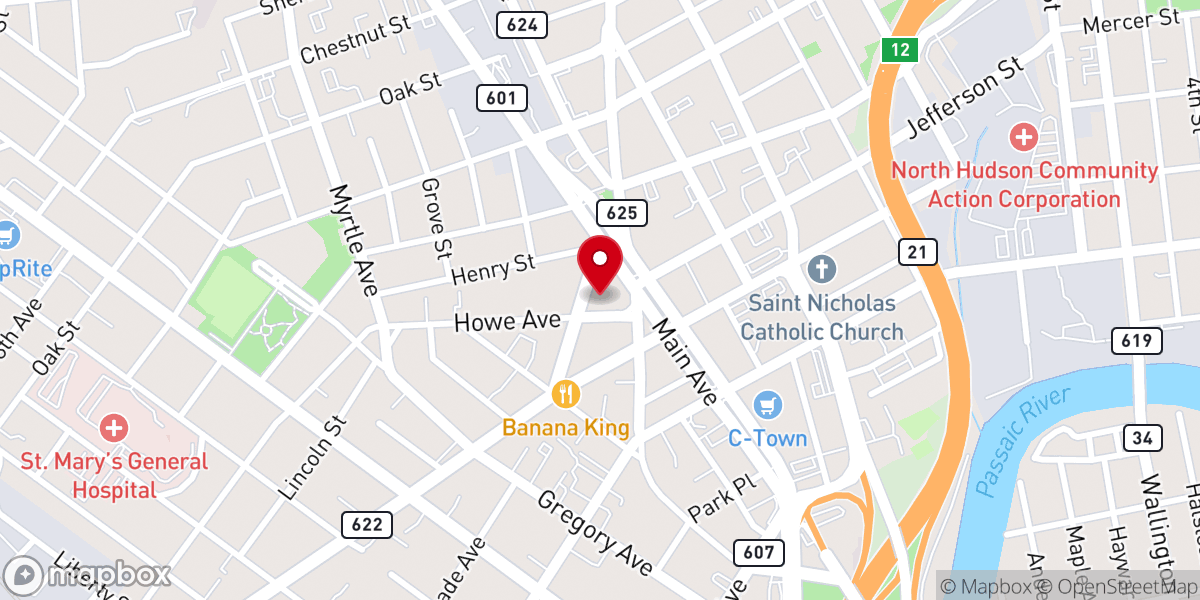 Map showing location of La Iglesia de Jesucristo de los Santos de los Últimos Días