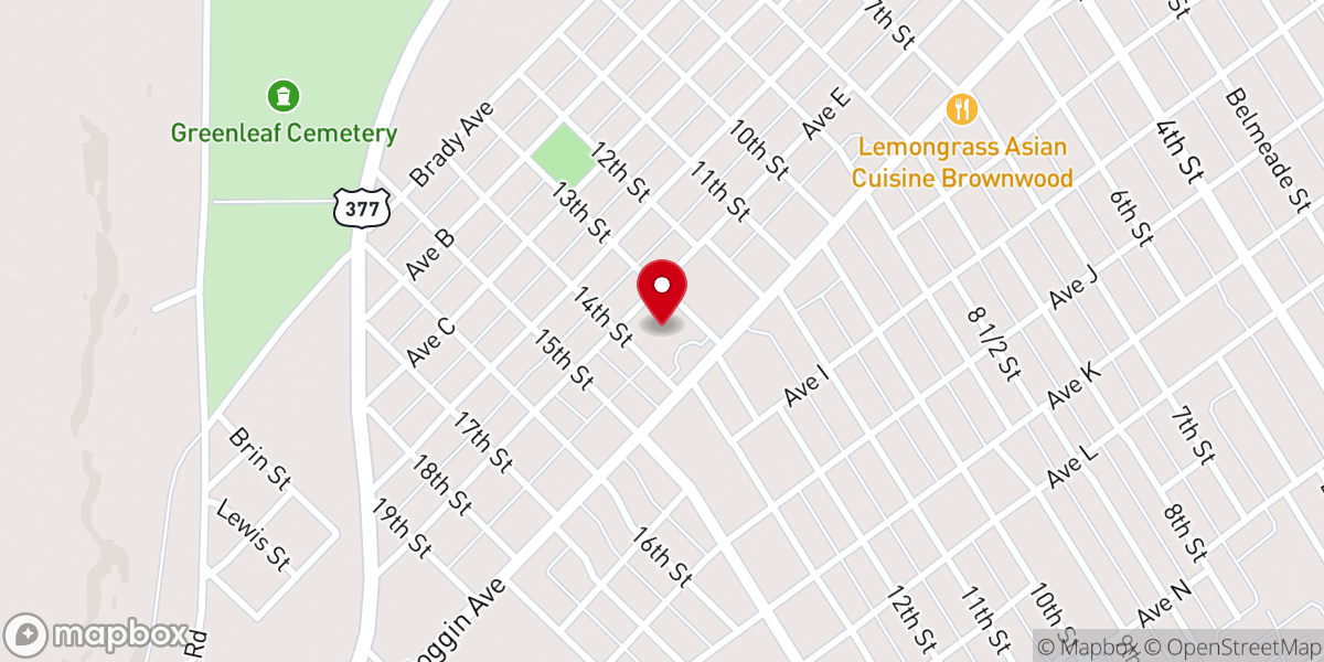 Map showing location of First Christian Church