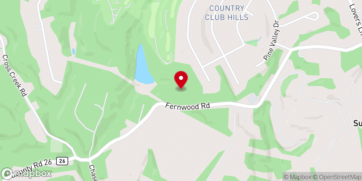 Map showing location of Calvary Community Missionary Baptist Church