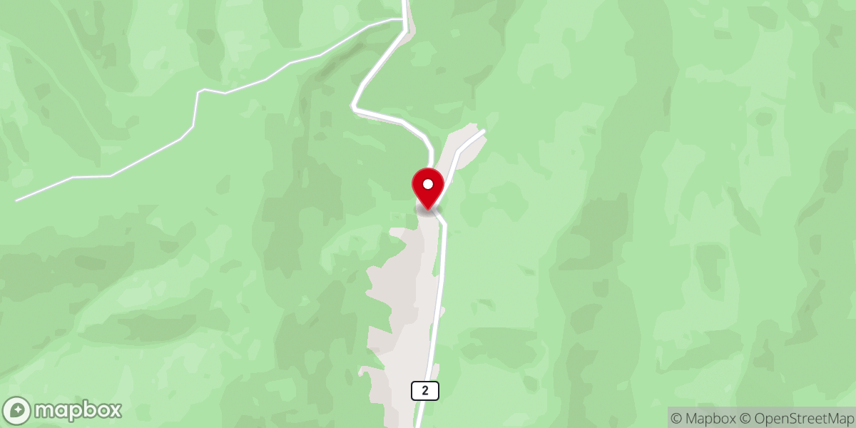 Map showing location of Long Run Church