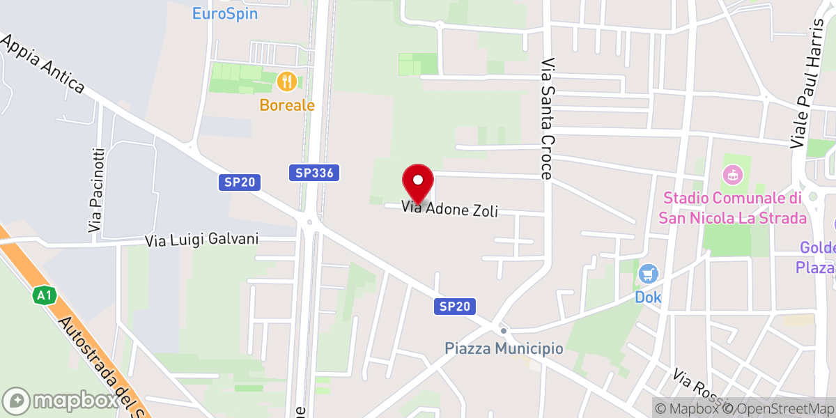 Map showing location of Chiesa Cristiana Evangelica Adi di Caserta