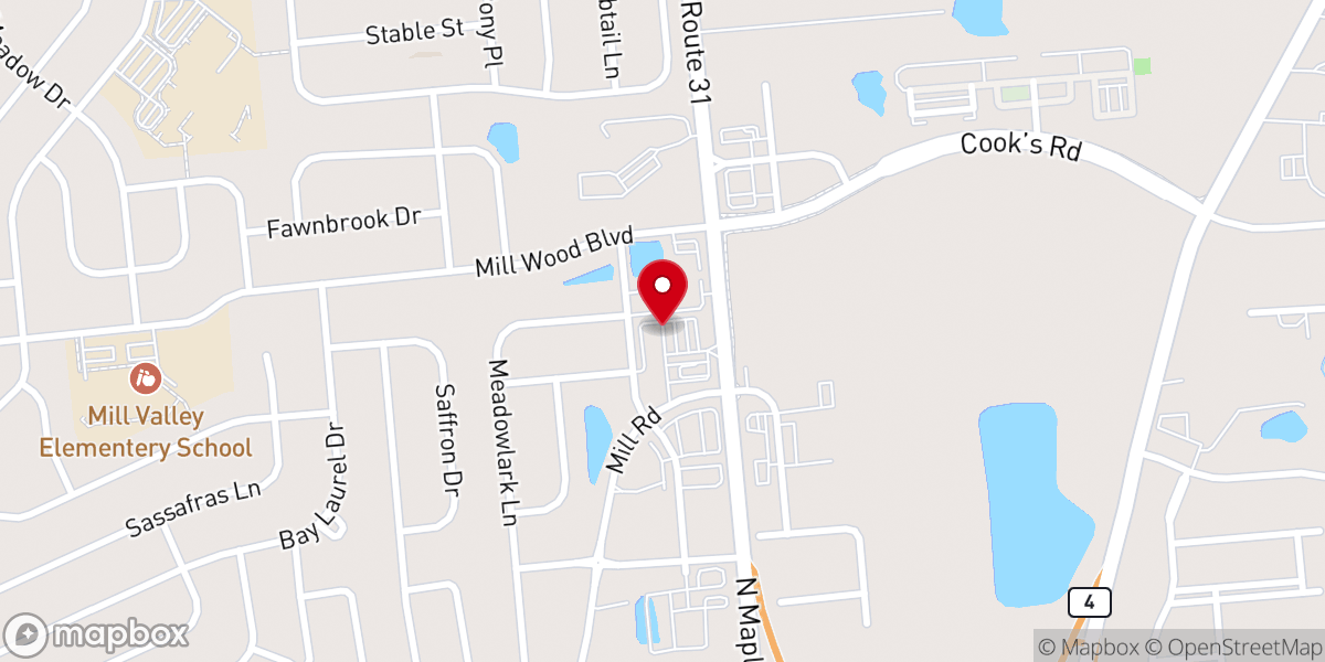 Map showing location of The Marysville Sports Pub