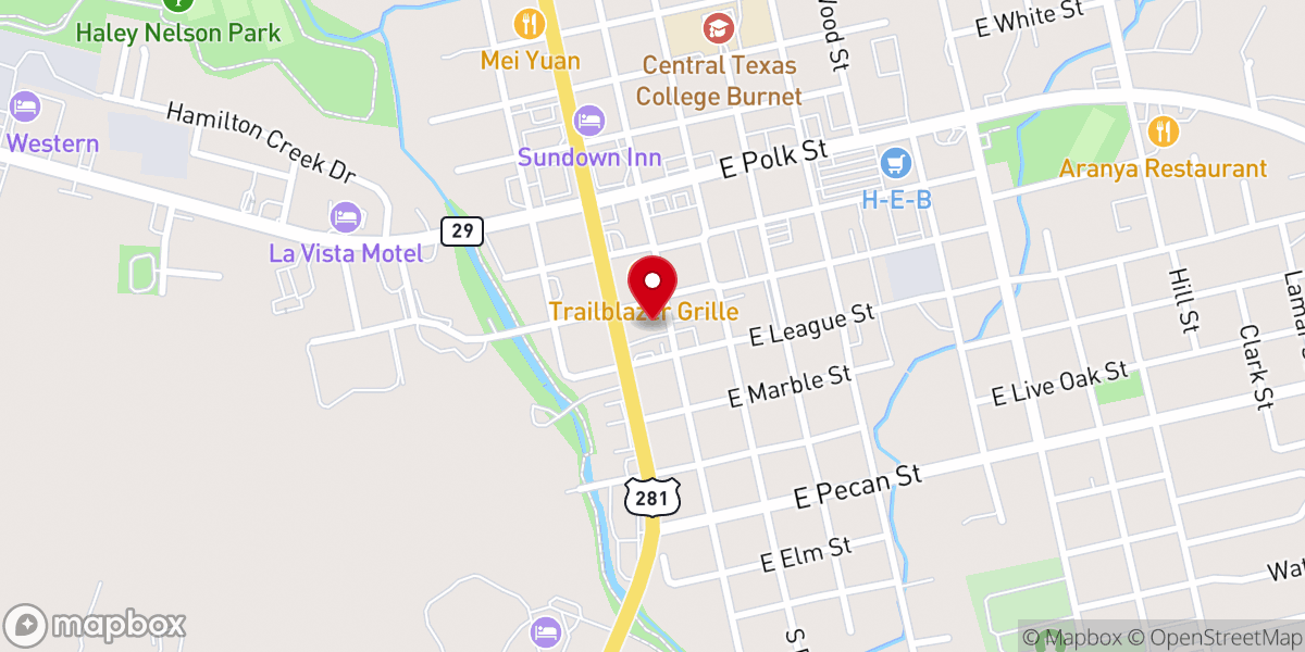 Map showing location of Weakday Ministries