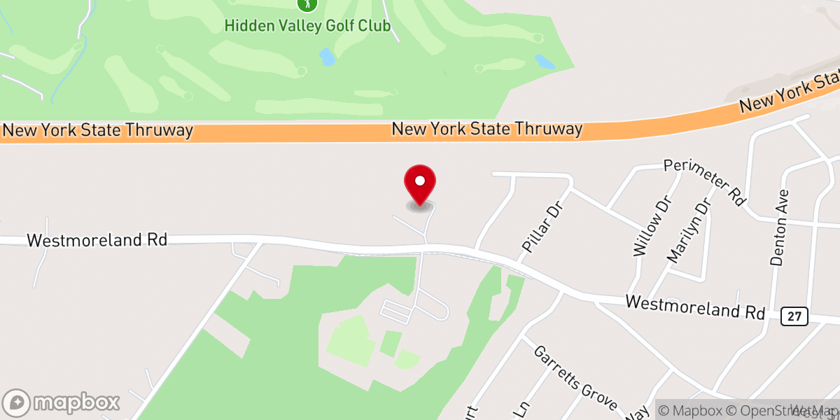 Map showing location of Trinity United Methodist Church