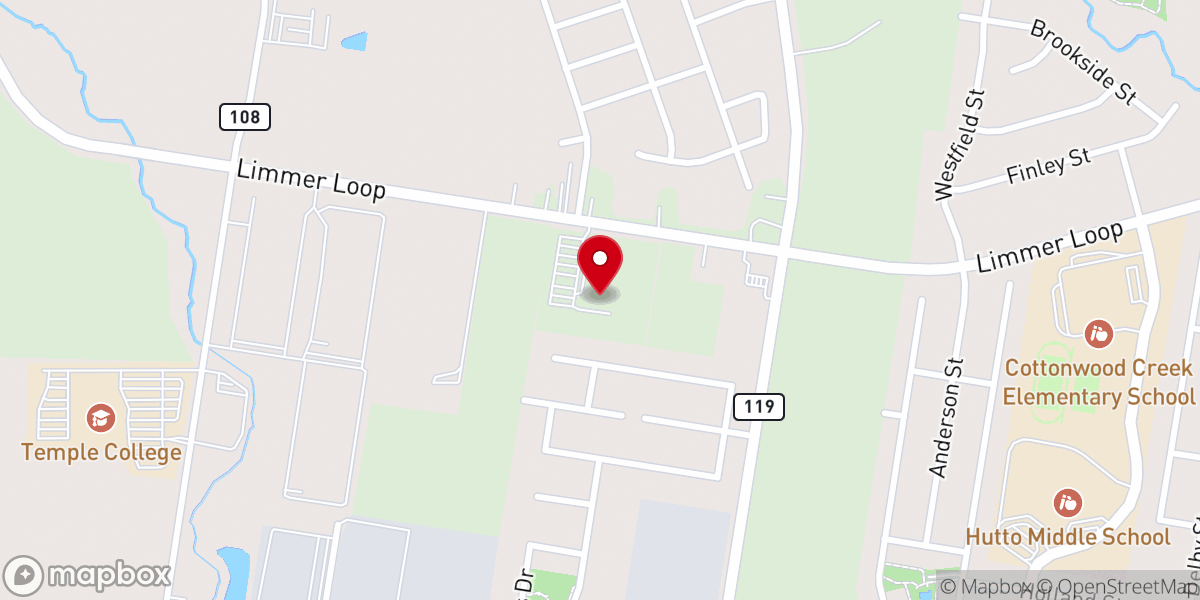 Map showing location of St. Patrick Catholic Church