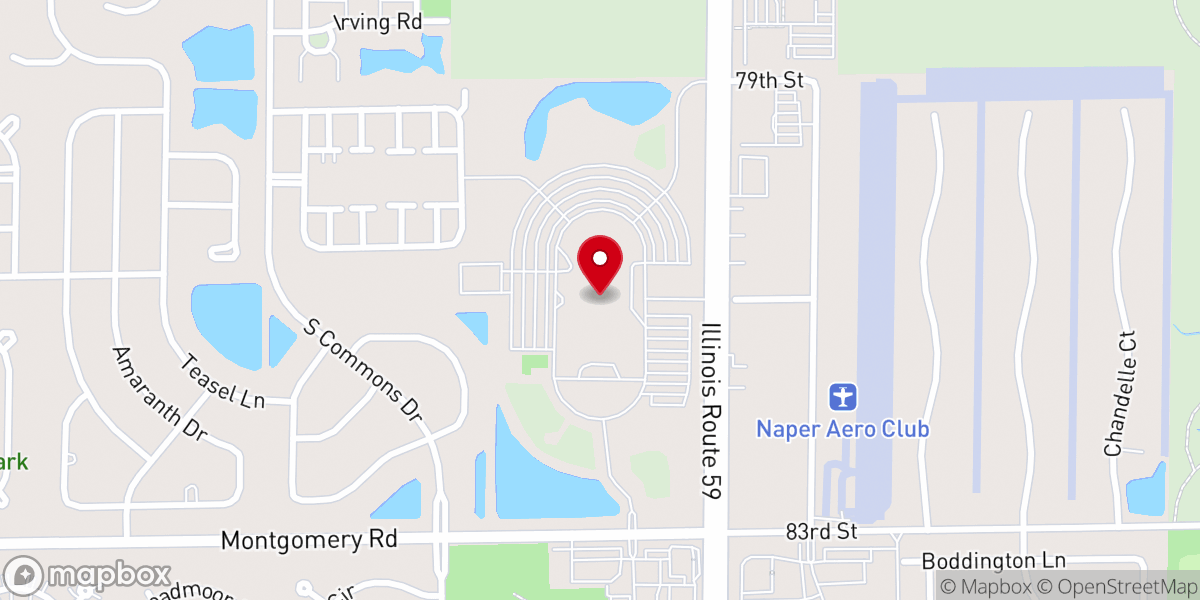 Map showing location of Calvary Church