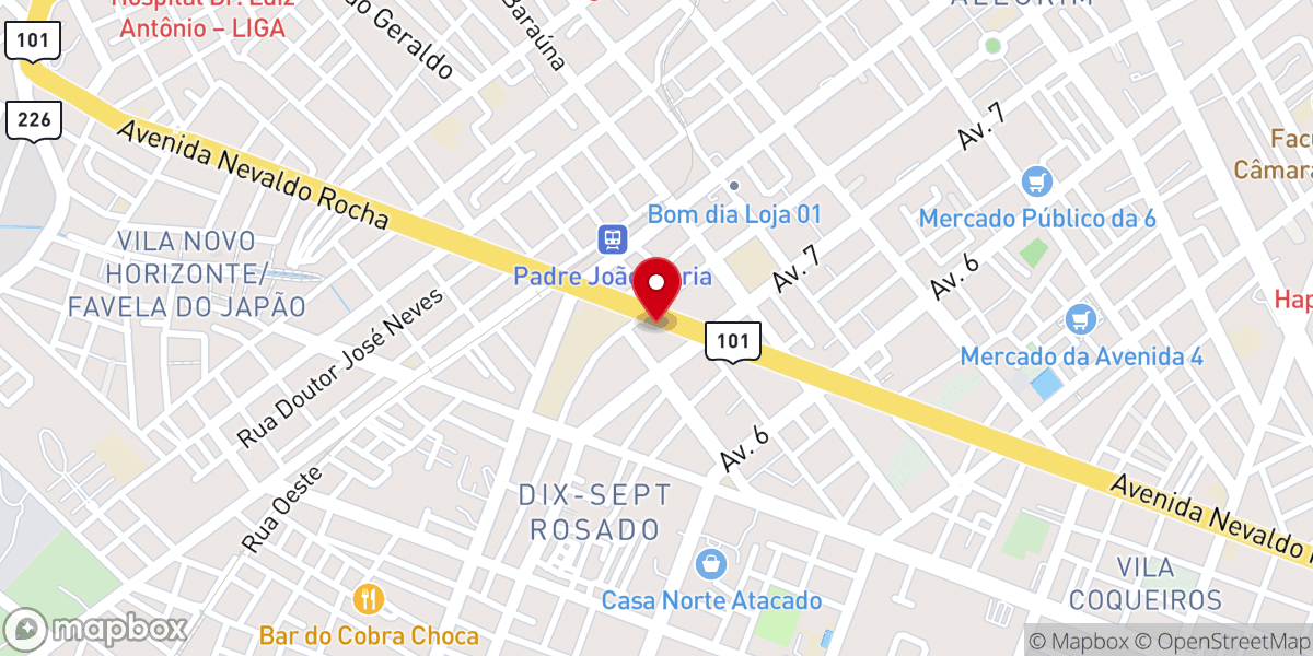 Map showing location of IPAD - Igreja Pentecostal Assembleia De Deus