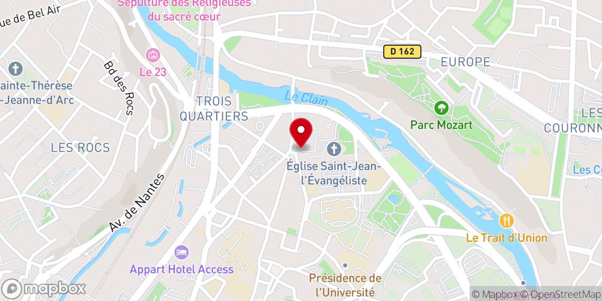 Map showing location of Association Diocésaine Paroisse De Montierneuf