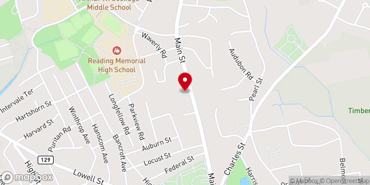 Map showing location of 보스톤 나사렛사람 교회 Korean Church of the Nazarene