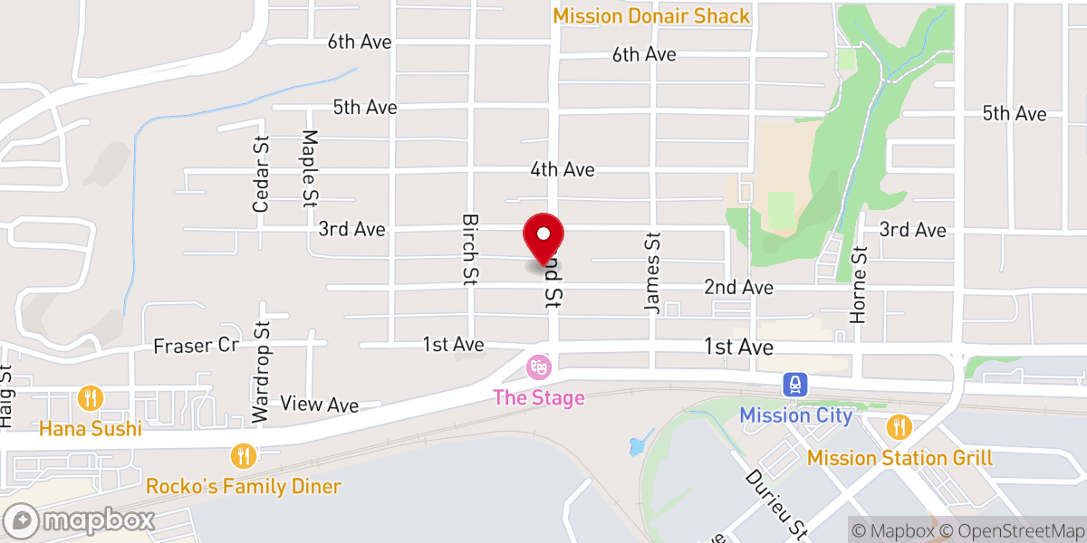 Map showing location of Zion Christian Fellowship