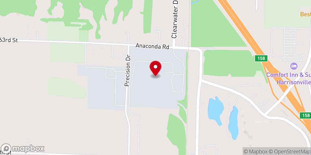 Map showing location of Church & Dwight Company