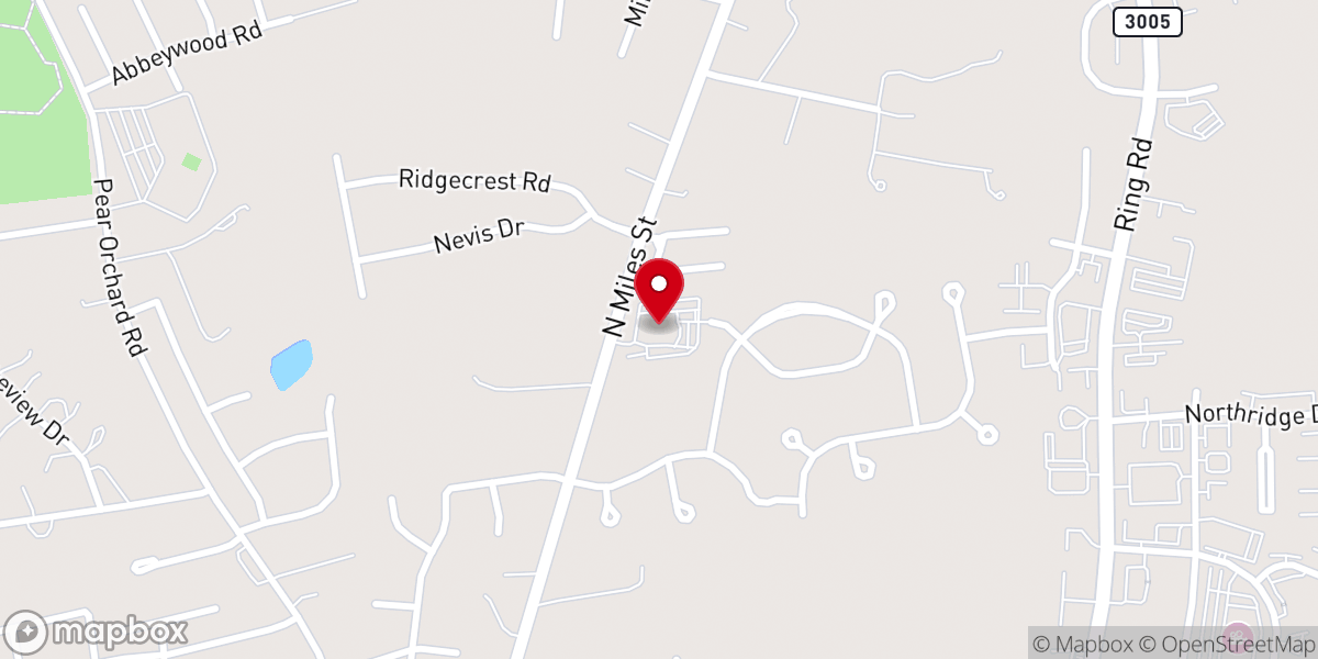 Map showing location of 12 Stones Baptist Church