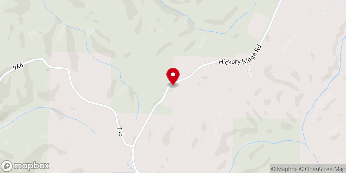 Map showing location of Fairview Church