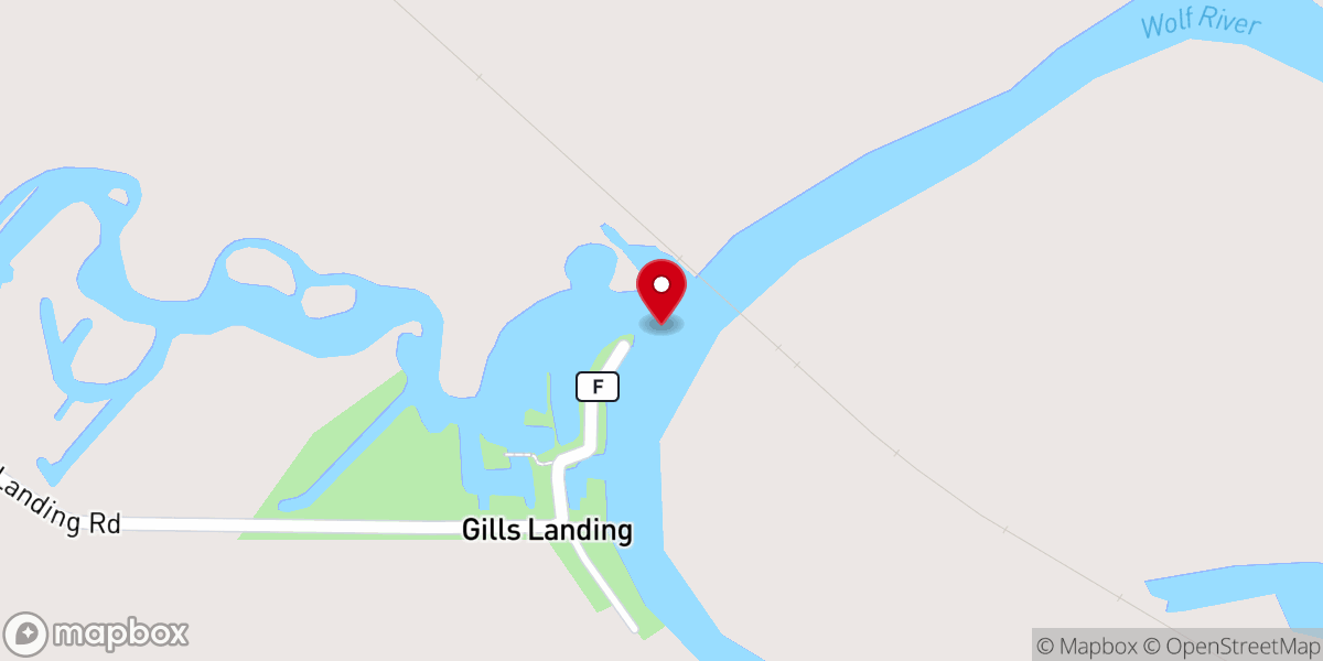 Map showing location of Waupaca River