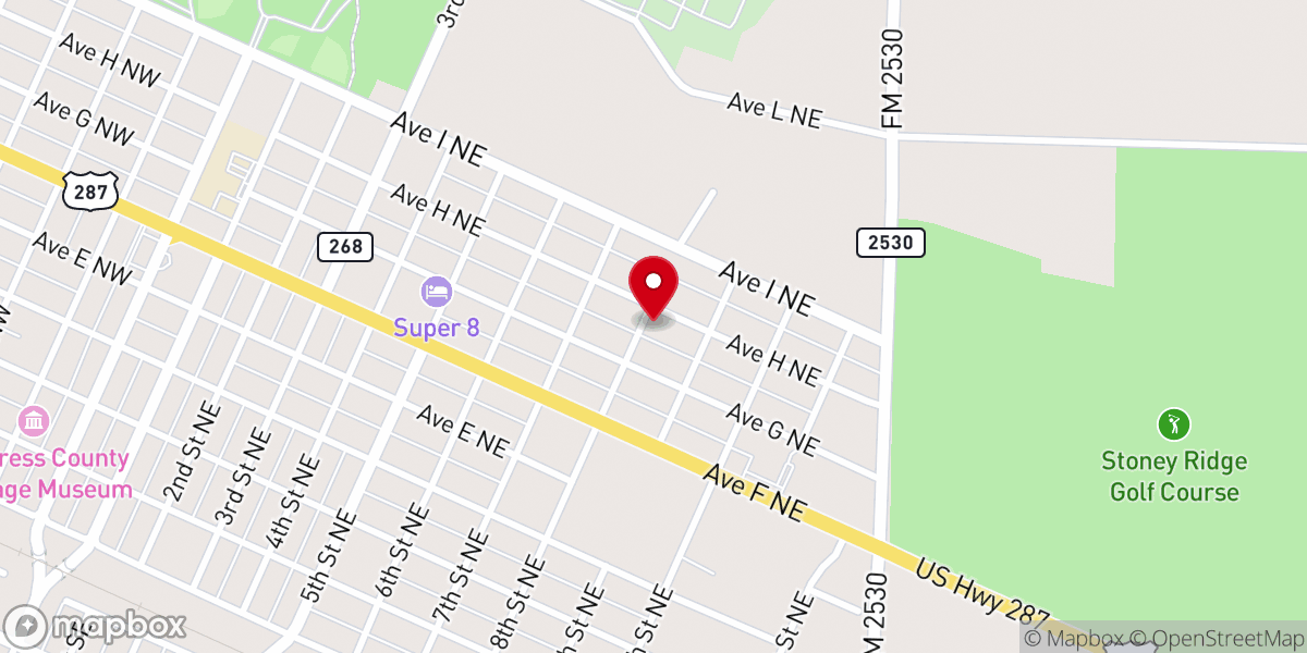 Map showing location of Family of Faith and Worship