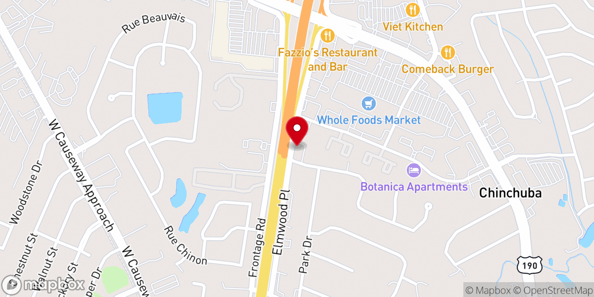 Map showing location of Northshore Jewish Congregation