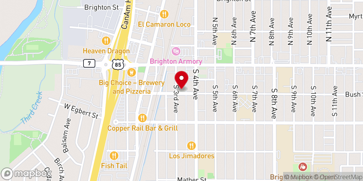 Map showing location of St. Elizabeth's Episcopal Church