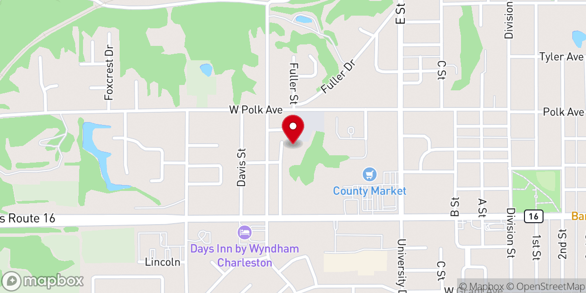 Map showing location of First Church of God