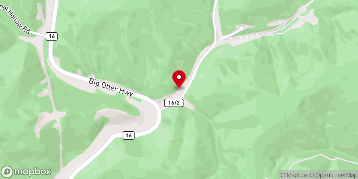 Map showing location of Otterlick Community Church