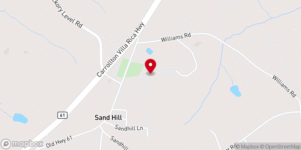 Map showing location of MIDWAY MACEDONIA BAPTIST CH.