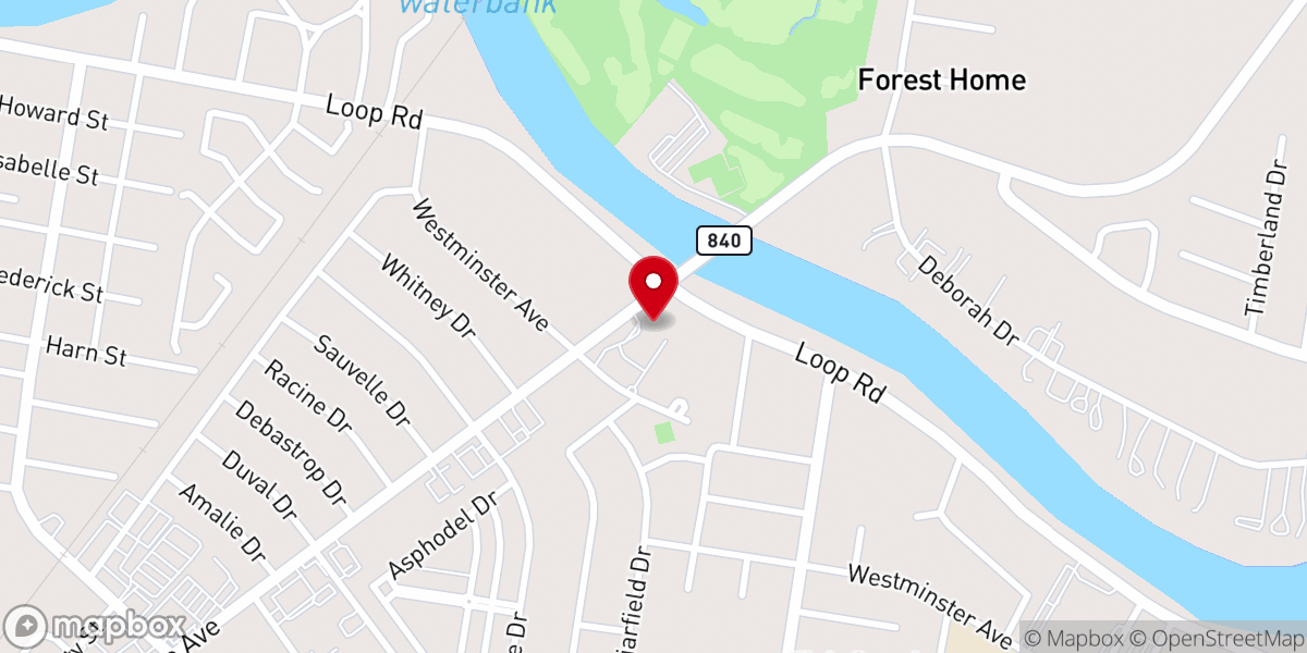 Map showing location of Grace Pointe