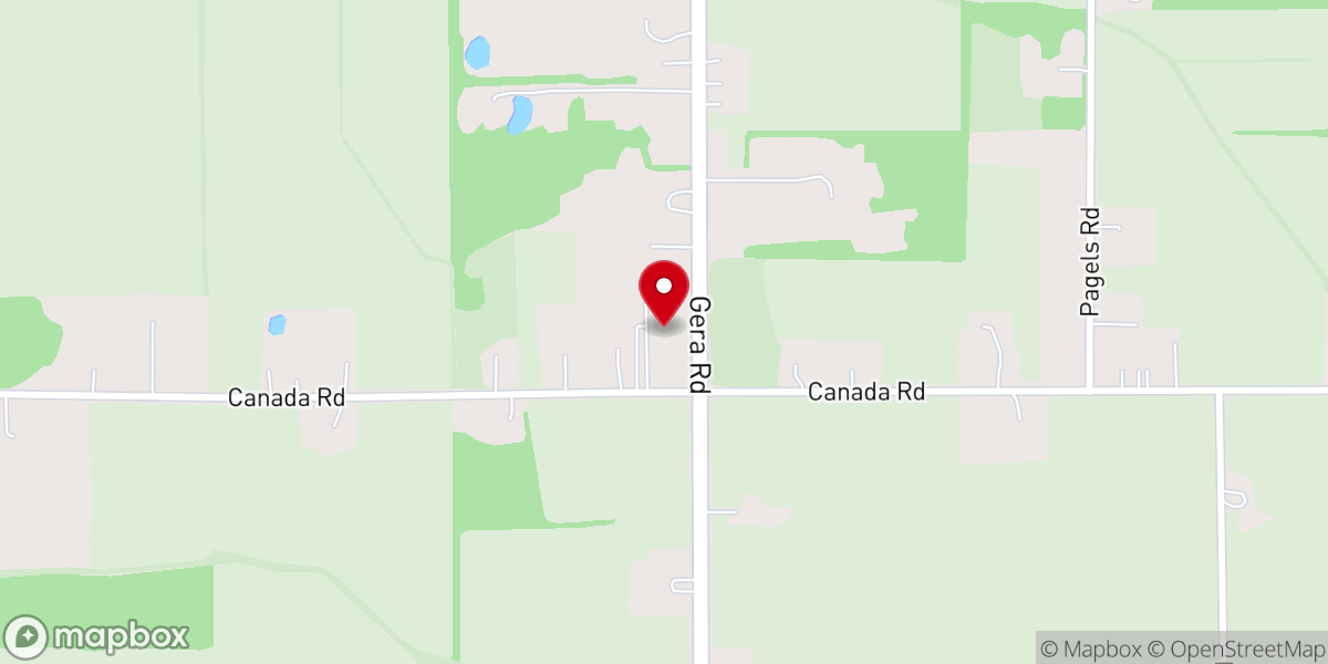 Map showing location of Peace of Mind Child Development Center