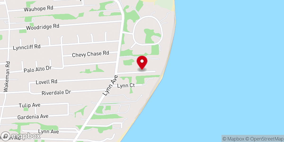 Map showing location of Sisters of St. Joseph Villa