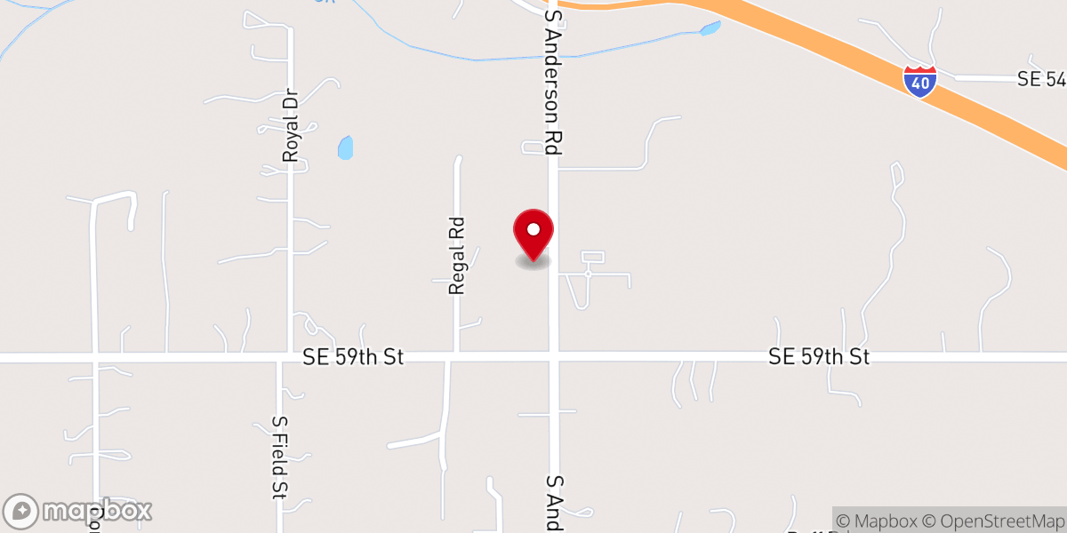 Map showing location of Prayer of Faith World Outreach