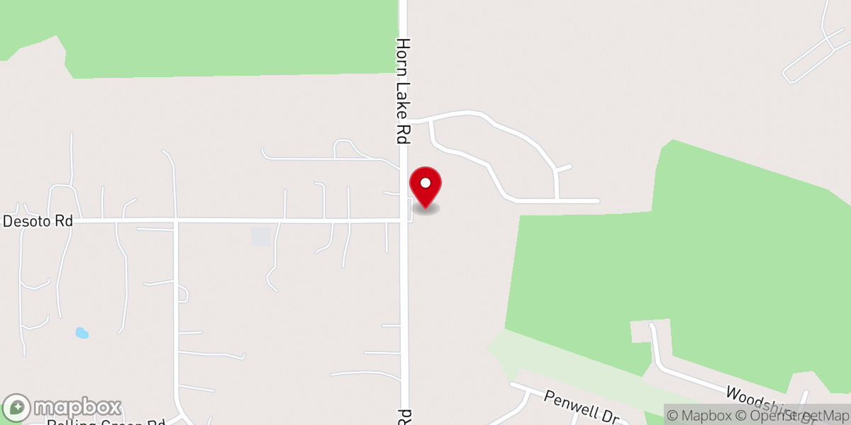 Map showing location of New Prospect Missionary Baptist Church