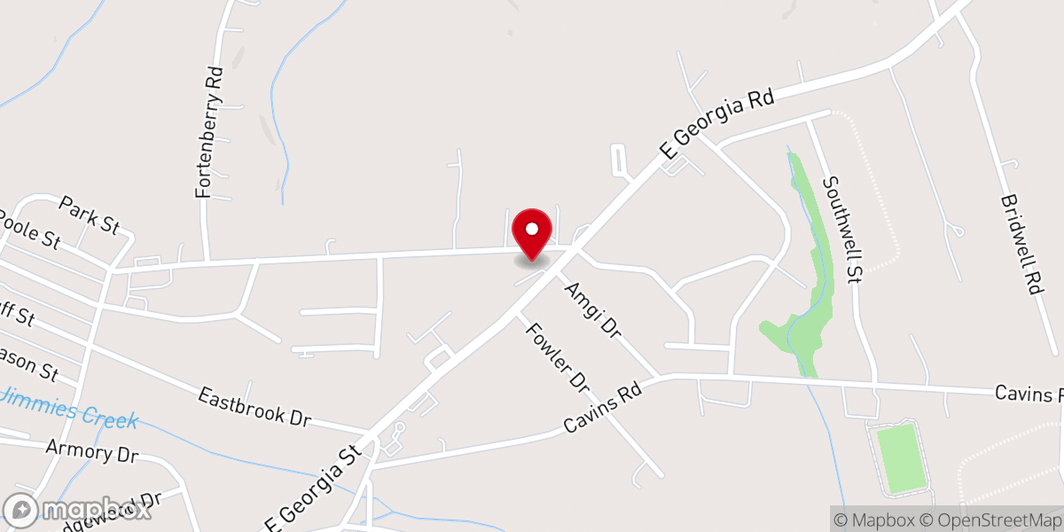 Map showing location of Woodruff Seventh-day Adventist Church