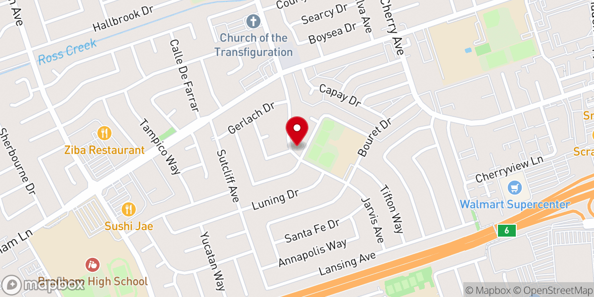 Map showing location of Almaden Valley Torah Center