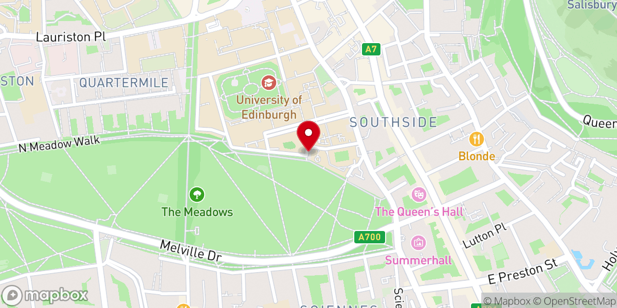 Map showing location of The Orthodox Community Of St Andrew - Edinburgh (Meadow Lane)