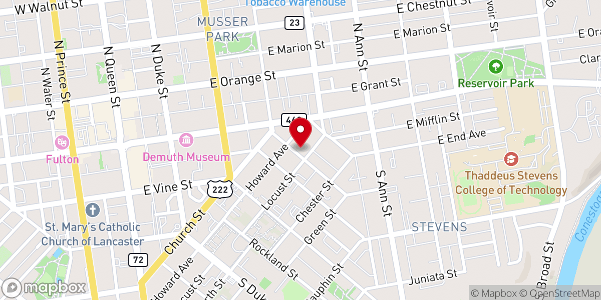 Map showing location of In the Light Ministries