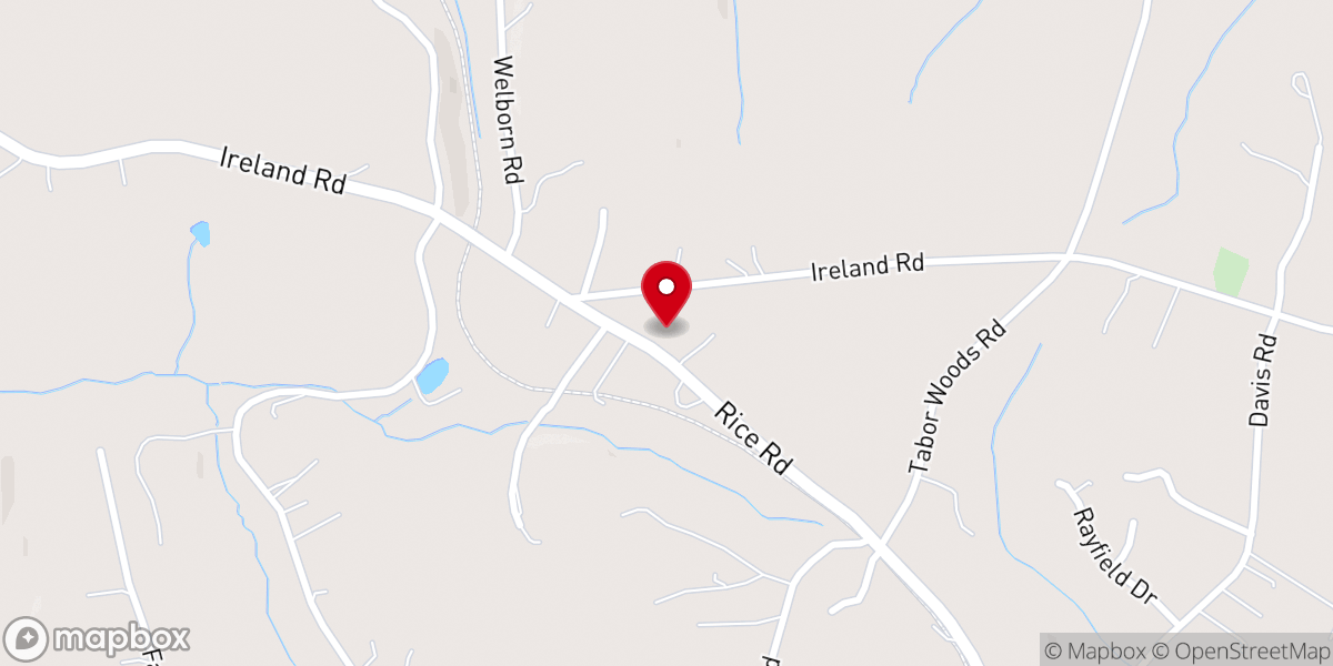 Map showing location of Calvary Church