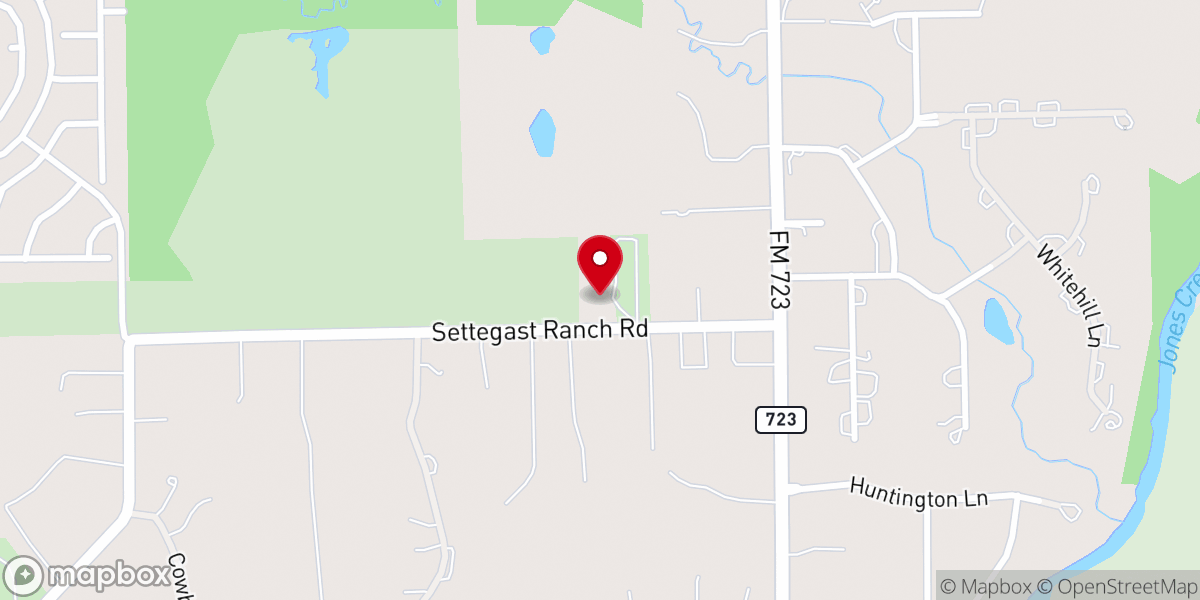 Map showing location of Spring Green Missionary Baptist Church