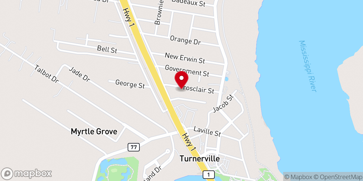 Map showing location of Logos & Life Bible Church