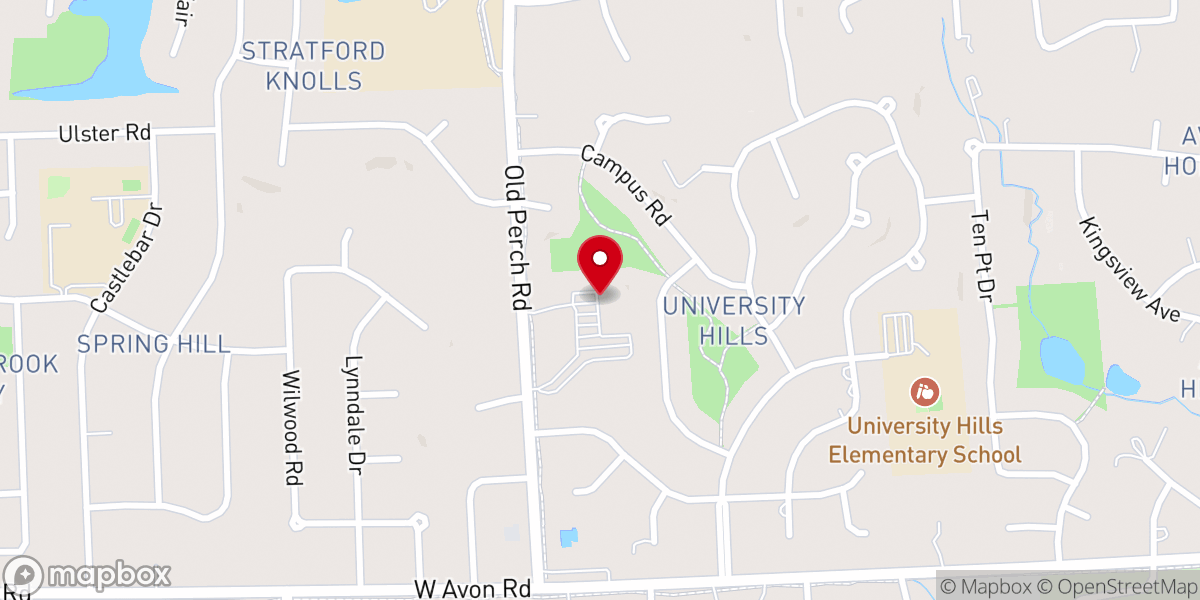 Map showing location of St Irenaeus Catholic Church