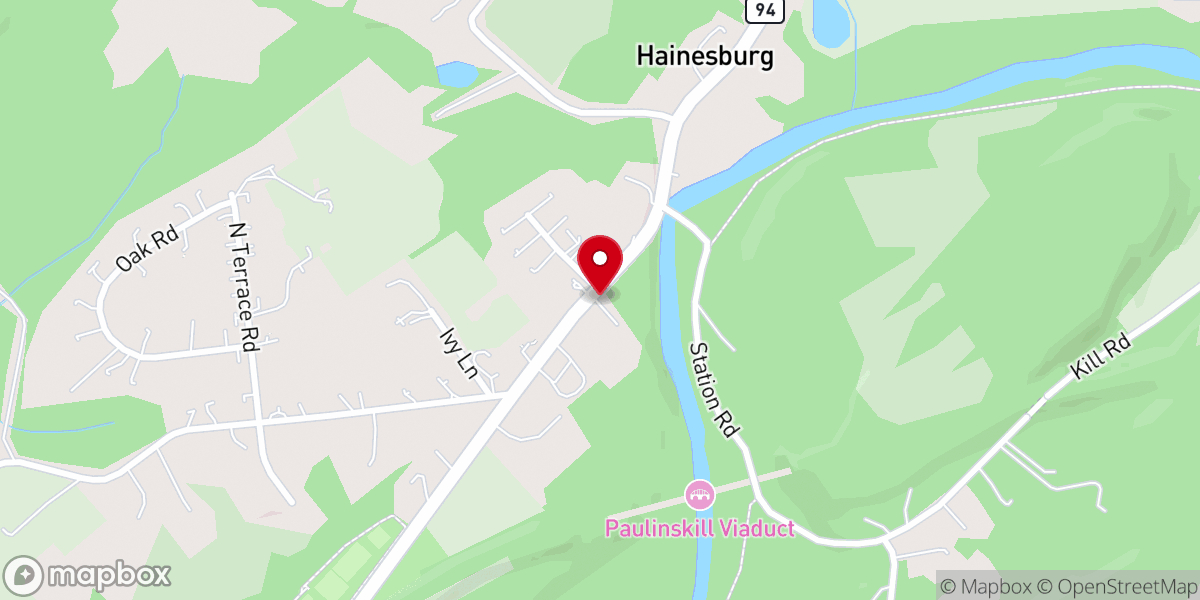 Map showing location of Knowlton U.M.C. Community Thrift Store