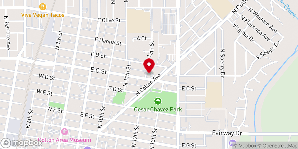 Map showing location of Soldiers of The Cross Church