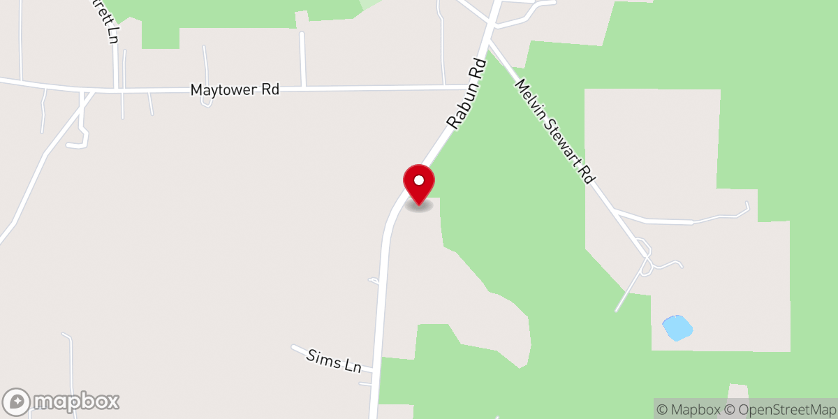Map showing location of New Providence Church