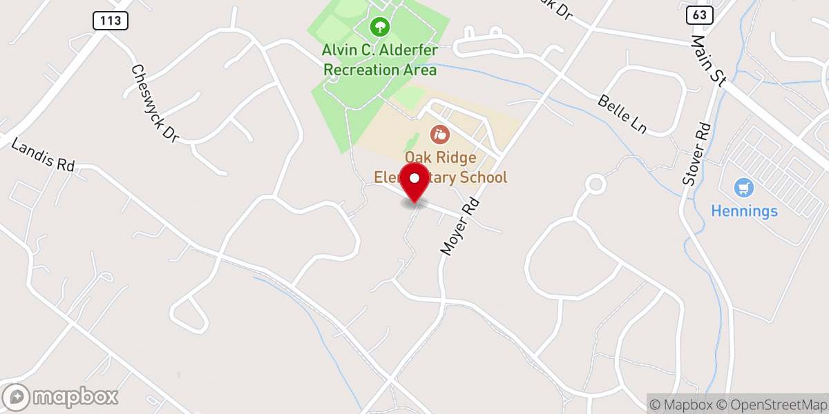 Map showing location of Iglesia Hispana Plymouth Meeting