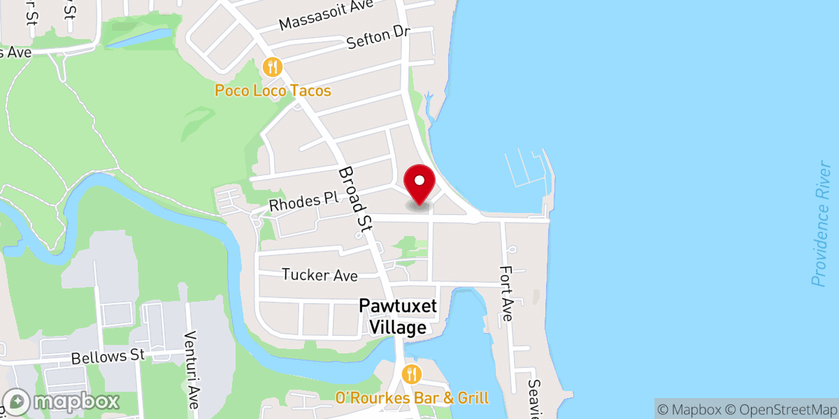 Map showing location of Trinity Church