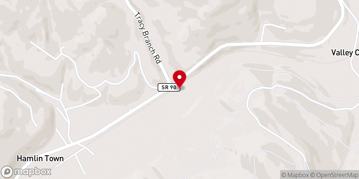 Map showing location of Louden Baptist Church